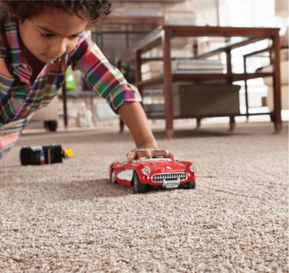 Kids plying toy car | Perfect Home Flooring